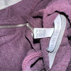 Victoria's Secret Plum Zippered Sweatshirt